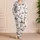 Coral Blue Butterfly Hearts for Cozy Lounging and Sweet Sleep Gift for Women and Girls Satin Pajamas Set - 4