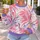 Watercolor Tropical Palm Foliage for Everyday Streetwear and Relaxed Weekend Wear All-over Print Knitted Sweater - 5