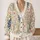 Pastel Wildflower Meadow for Relaxed Everyday Layering and Cottagecore Weekend Style All-over Print Knitted Cardigan - 2
