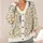 Pastel Wildflower Meadow for Relaxed Everyday Layering and Cottagecore Weekend Style All-over Print Knitted Cardigan - 4