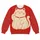 Cream Beckoning Cat for Cozy Autumn Weekends and Relaxed Everyday Casual Outings All-over Print Knitted Sweater - 4