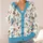 Cheerful Snowmen In Blue Scarves For Cozy Winter Gatherings And Festive Family Days All-over Print Knitted Cardigan - 4