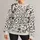 Playful Dinosaur Rock Star Doodles for Casual Streetwear and Music-Loving Fans All-over Print Knitted Sweater - 1