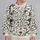 Playful Dinosaur Rock Star Doodles for Casual Streetwear and Music-Loving Fans All-over Print Knitted Sweater - 2