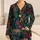 Leopard Jungle Botanical Tropical Leaves Cozy Nighttime Lounge Gift For Women Plus Size Satin Pajamas Set - 1