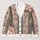 Blush Floral Evergreen Accents for Cozy Holiday Layering and Women's Winter Wardrobe All-over Print Knitted Cardigan - 1