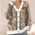Blush Floral Evergreen Accents for Cozy Holiday Layering and Women's Winter Wardrobe All-over Print Knitted Cardigan - 4