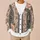 Blush Floral Evergreen Accents for Cozy Holiday Layering and Women's Winter Wardrobe All-over Print Knitted Cardigan - 6