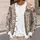 Blush Floral Evergreen Accents for Cozy Holiday Layering and Women's Winter Wardrobe All-over Print Knitted Cardigan - 5