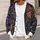 Jewel Tone Botanical Florals For Vintage Layering, Everyday Wear, And Nature Lovers All-over Print Knitted Cardigan - 5