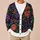 Jewel Tone Botanical Florals For Vintage Layering, Everyday Wear, And Nature Lovers All-over Print Knitted Cardigan - 6