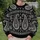 Black And Ivory Paisley Motifs For Autumn Outings And Relaxed Bohemian Everyday Style All-over Print Knitted Sweater - 6