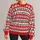Reindeer And Evergreen Holiday Motifs For Christmas Celebrations And Winter Gatherings All-over Print Knitted Sweater - 1