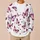 Purple Butterfly Motifs for Relaxed Everyday Layering, Women's Nature-Inspired Style All-over Print Knitted Cardigan - 6