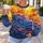 Fiery Sky and Frozen Peaks for Adventurous Autumn Travel and Relaxed Weekend Escapes All-over Print Knitted Sweater - 5