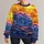 Fiery Sky and Frozen Peaks for Adventurous Autumn Travel and Relaxed Weekend Escapes All-over Print Knitted Sweater - 1