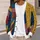 Colorful Denim Mosaic Layers With Bohemian Texture For Relaxed Everyday Style Women All-over Print Knitted Cardigan - 5