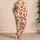 Strawberry Waffle Berry Treats for Cozy Morning Lounging and Sweet Weekend Relaxation Satin Pajamas Set - 4