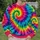 Vibrant Spiral Tie Dye for Outdoor Walks and Relaxed Weekends All-over Print Knitted Sweater - 6