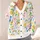 School Bus Sunflower Classroom Motifs For Cheerful Everyday Layering And Back To School All-over Print Knitted Cardigan - 4
