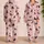 Black Cat Cocktail Glasses Lounge Gift for Cat Lovers, Cozy Evenings for Women at Home Satin Pajamas Set - 2