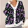 Purple Slug Monsters and Daisies for Playful Everyday Layering Style for Casual Men All-over Print Knitted Cardigan - 4