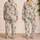 Vintage Botanical Patchwork Floral Loungewear for Relaxed Weekend Mornings, Women Satin Pajamas Set - 2
