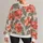 Coral Hibiscus and Palm Leaves for Tropical Getaways and Relaxed Weekends All-over Print Knitted Sweater - 1