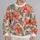 Coral Hibiscus and Palm Leaves for Tropical Getaways and Relaxed Weekends All-over Print Knitted Sweater - 2