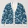 Vintage Ocean Wave Swirls for Relaxed Coastal Everyday Layering and Streetwear Style All-over Print Knitted Cardigan - 1