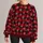 Red And Black Buffalo Check Snowflakes For Cozy Christmas Celebrations With Family All-over Print Knitted Sweater - 1