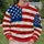 Bold Red, White And Blue Flag Motif For Holiday Events, Parades And Everyday Wear All-over Print Knitted Sweater - 6