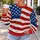 Bold Red, White And Blue Flag Motif For Holiday Events, Parades And Everyday Wear All-over Print Knitted Sweater - 5
