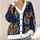 Starry Tiger Faces for Bold Casual Layering and Everyday Statement Style for Modern Men All-over Print Knitted Cardigan - 4