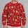Gingerbread Men and Holiday Treats for Christmas Celebrations and Winter Gatherings All-over Print Knitted Sweater - 2