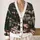 Mountain Forest Wolf Scene for Relaxed Outdoor Layering, Men’s Casual Cabin Style All-over Print Knitted Cardigan - 2