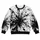 Monochrome Ink Burst Abstract for Creative Commutes and Everyday Streetwear All-over Print Knitted Sweater - 4