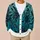 Dark Rose Bats And Thorn Vines For Halloween Nights And Gothic Casual Layering Style All-over Print Knitted Cardigan - 6