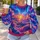 Radiant Cloudscape And Starry Sky For Peaceful Evening Walks And Relaxing At Home All-over Print Knitted Sweater - 5