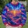 Radiant Cloudscape And Starry Sky For Peaceful Evening Walks And Relaxing At Home All-over Print Knitted Sweater - 6