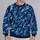 Navy Cyan Diagonal Brushstrokes for Urban Casualwear and Everyday Street Style for Men All-over Print Knitted Sweater - 2