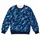 Navy Cyan Diagonal Brushstrokes for Urban Casualwear and Everyday Street Style for Men All-over Print Knitted Sweater - 4