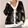 Celestial Moon Snake Medallion for Casual Layering and Nighttime Streetwear Style All-over Print Knitted Cardigan - 4