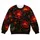 Crimson Ember Roses And Glowing Sparks For Bold Autumn Streetwear And Night Out Style All-over Print Knitted Sweater - 4