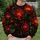 Crimson Ember Roses And Glowing Sparks For Bold Autumn Streetwear And Night Out Style All-over Print Knitted Sweater - 6