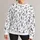 Black Music Notes on White for Concert Nights, Music Lovers, and Everyday Casual Style All-over Print Knitted Sweater - 1