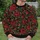 Red Rose and Sage Vine Botanical Motif for Everyday Streetwear and Commuting Wear All-over Print Knitted Sweater - 6