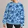 Blue Tropical Palm Grove For Relaxed Coastal Style And Summer Getaways All-over Print Knitted Sweater - 1