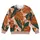 Tropical Terracotta And Forest Green Leaves For Relaxed Everyday Getaways All-over Print Knitted Sweater - 4