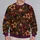 Golden Star Ornaments and Glowing Evergreen Boughs for Festive Holiday Gatherings All-over Print Knitted Sweater - 2